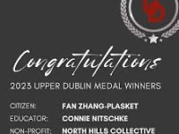 Thanks and Congrats to TFES’s Tree Tender Fan&nbsp;Zhang-Plasket