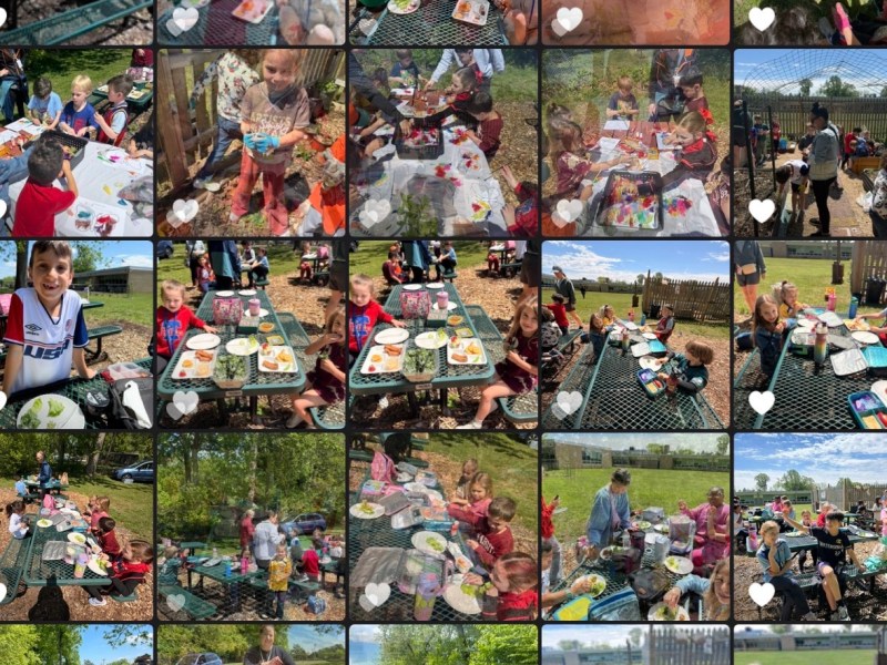 “Salad Party” Pictures from Kindergarten, 4th and 5th&nbsp;Grades